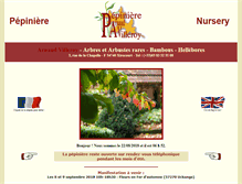 Tablet Screenshot of pepiniere-villeroy.com